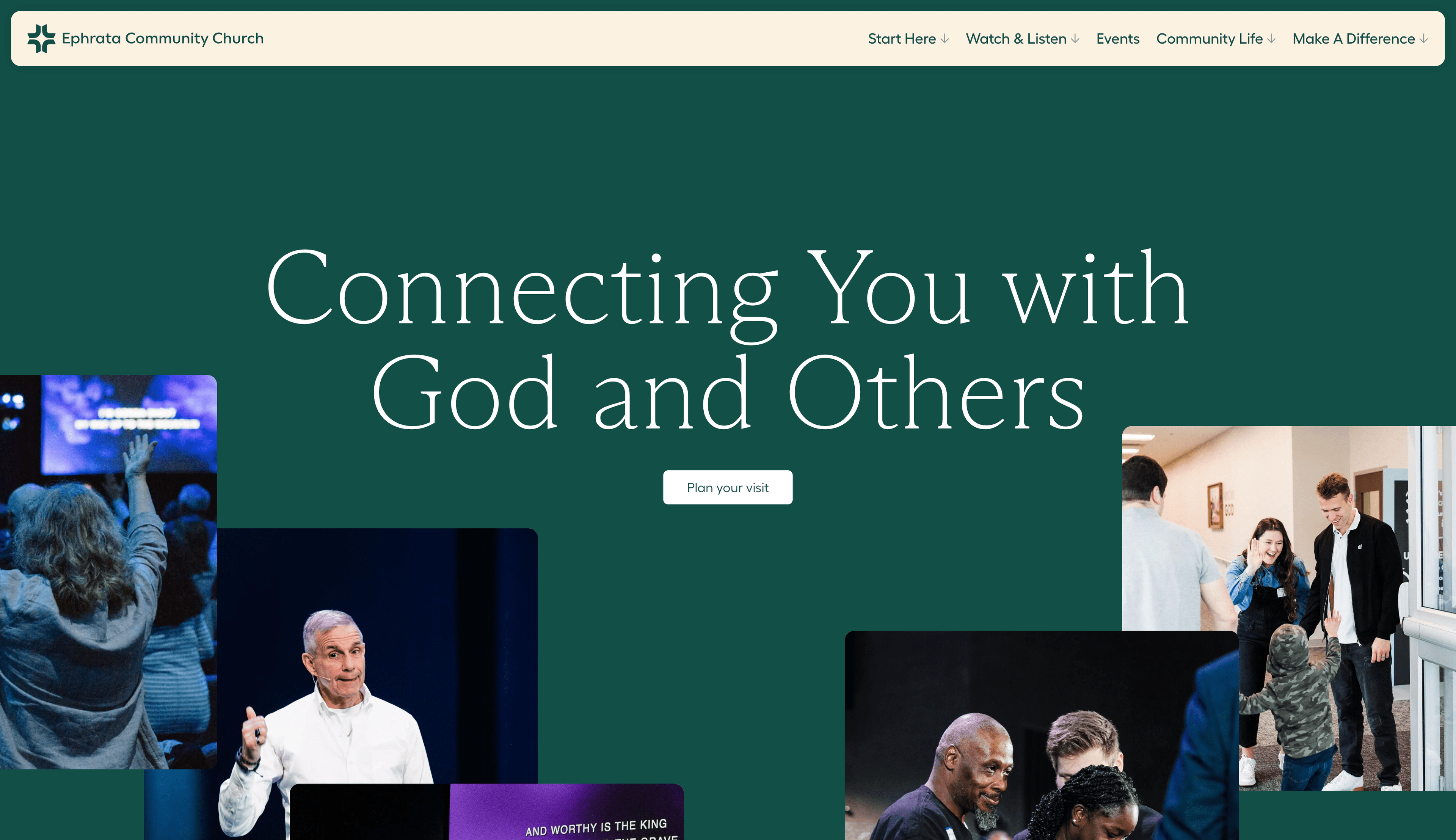 ECC website screenshot